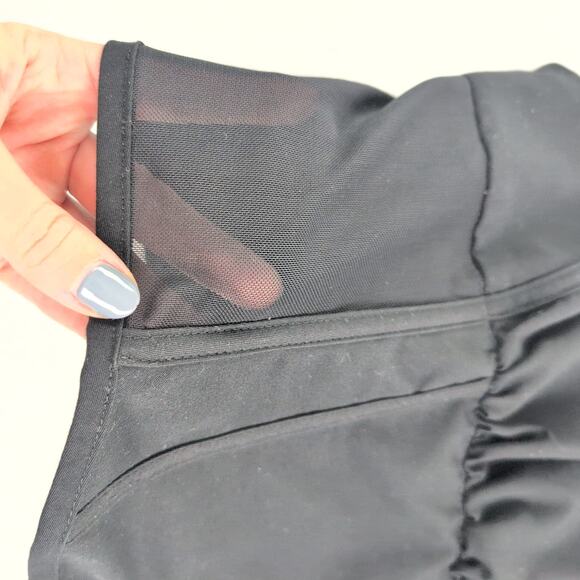 Forever 21 Milkmaid Corset Mesh Bodice Full Zip Back Women's Medium Black - Picture 2 of 10